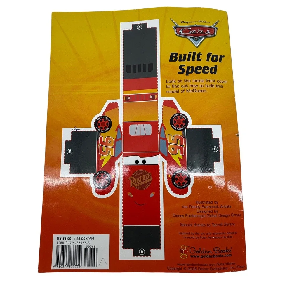 Disney Pixar‎ Cars The Fast Lane Activity Book Model Mcqueen Build Fun Games